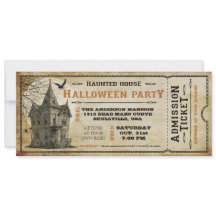 Ticket I van de  Haunted House Halloween Party
