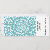 Ticket Instapass Trouwbestemming Cyprus Kaart (Achterkant)