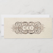 Ticket Invitation II van de Engagement Party Kaart (Achterkant)