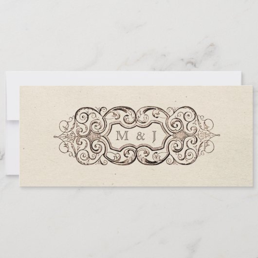 Ticket Invitation II van de Engagement Party Kaart (Achterkant)