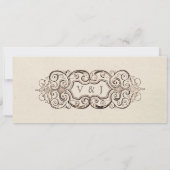 Ticket Invitation III van de Engagement Party Kaart (Achterkant)