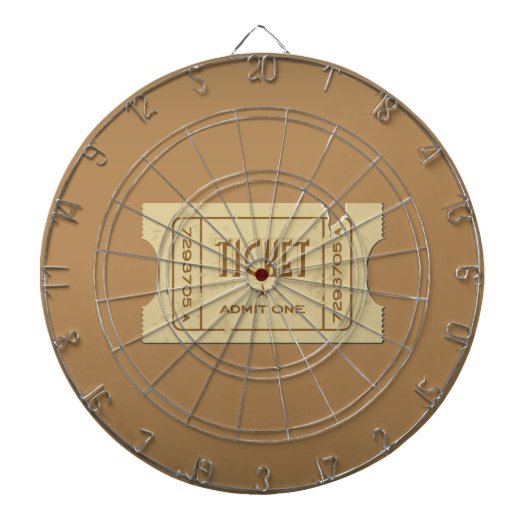 Ticket Metal Cage Dartboard Dartbord (Voorkant)