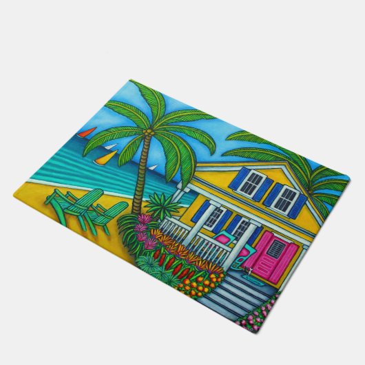 Ticket naar Paradise Doormat Deurmat (Schuin)