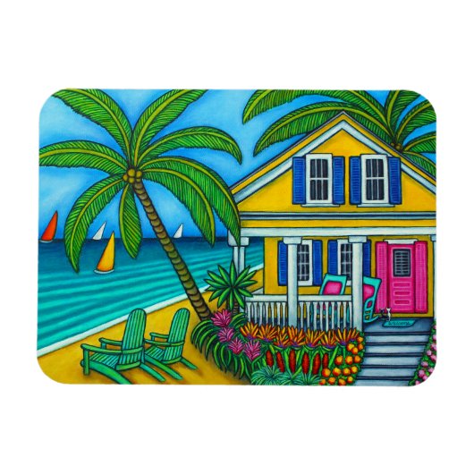 Ticket naar Paradise Flexible Magnet Magneet (Horizontaal)