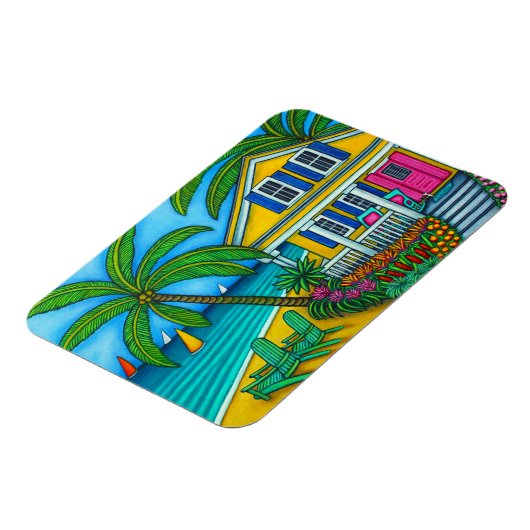 Ticket naar Paradise Flexible Magnet Magneet (Linkerzijde)