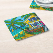 Ticket naar Paradise Onderzetters (Schuin)