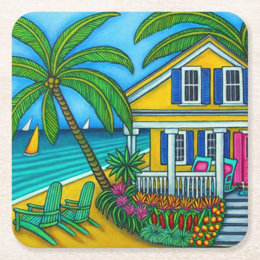 Ticket naar Paradise Onderzetters (Voorkant)