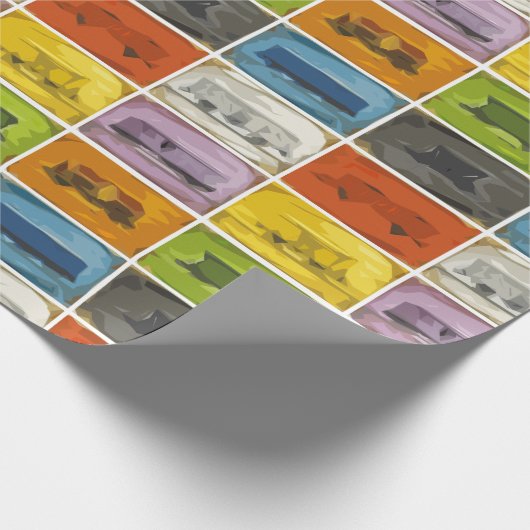 Ticket naar Ride: De treinen Cadeaupapier (Hoek)