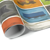 Ticket naar Ride: De treinen Cadeaupapier (Rol Hoek)