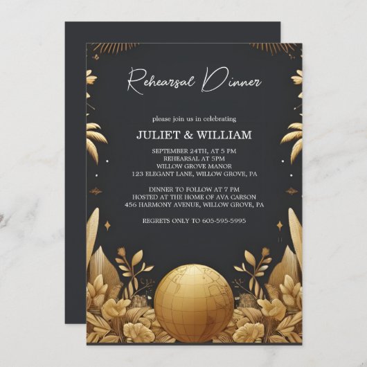 Ticket Paspoort Boarding Pass repetitie diner Kaart (Voorkant / Achterkant)