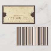  Ticket - Punch Kaart Escort Kaart (Voorkant / Achterkant)