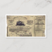 Ticket RMS Titanic 1912 (Voorkant)