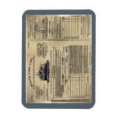 Ticket RMS Titanic 1912 Magneet (Verticaal)