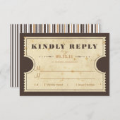 Ticket RSVP (Voorkant / Achterkant)