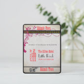 Ticket RSVP Kaart (Staand voorkant)