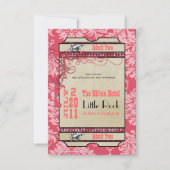 Ticket RSVP voor afspeelbiljetten (3,5 x 5) Kaart (Voorkant)