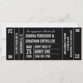 Ticket Stub Party Uitnodiging (Voorkant)
