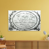Ticket to 'Mr. Haydn's Night' in Hannover Canvas Afdruk (Insitu (Woonkamer))