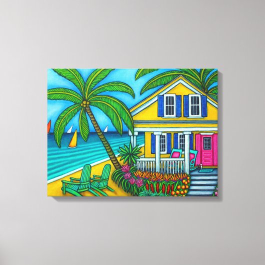 Ticket to Paradise Canvas Afdrukken van Lisa Loren (Voorkant)