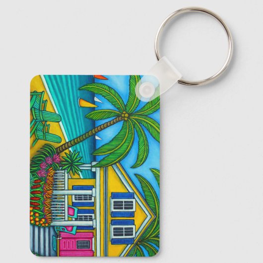 Ticket to Paradise Sleutelhanger van Lisa Lorenz (Achterkant)