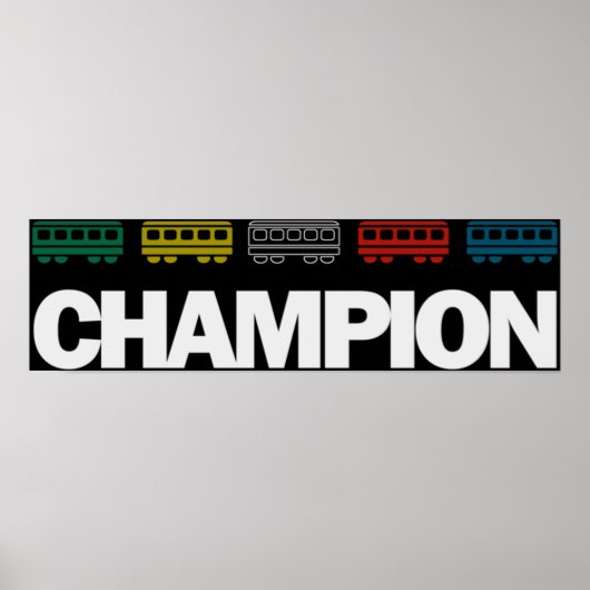 Ticket to Ride Champion Poster (Voorkant)