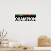 Ticket to Ride Champion Poster (Keuken)