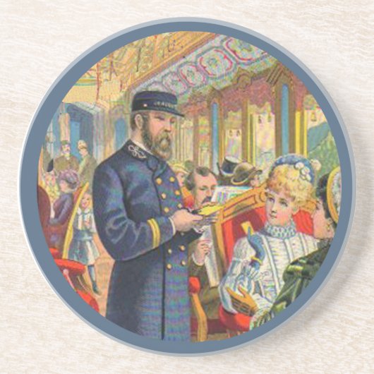 Ticket Train Onderzetter (Voorkant)