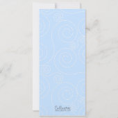 Ticket Uitnodiging Blauwe Glitters Foto Bioscoop T (Achterkant)