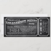  Ticket-uitnodigingen van de Engagement Party Kaart (Voorkant)