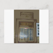 Ticket-venster Treinstation Briefkaart (Voorkant)