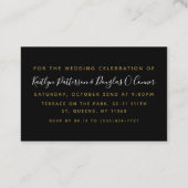 Ticket voor Black & Gold Diamond Evening Event (Achterkant)