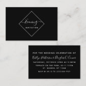 Ticket voor Black & White Diamond Evening Event (Voorkant / Achterkant)