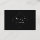 Ticket voor Black & White Diamond Evening Event (Voorkant)