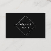 Ticket voor de zwarte & Gold Diamond Engagement Pa (Voorkant)