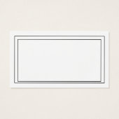 Ticket voor Drink met zwarte en witte bruiloft Vou Visitekaartje (Achterkant)