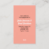 Ticket voor feesttijd (Achterkant)