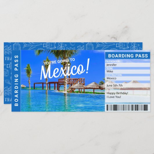 Ticket voor instapkaarten voor ondernemingen in Me (Voorkant / Achterkant)