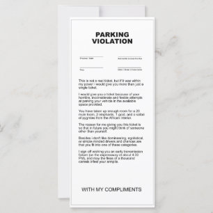 Ticket voor parkovervallen