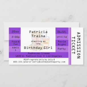 Ticket voor toelating van Paarse filmzondagen uitn