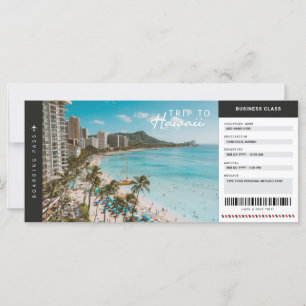 Ticket voor treinreizen in Hawaï