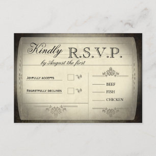  Ticket Wedding RSVP