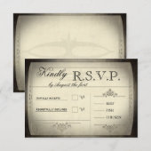  Ticket Wedding RSVP (Voorkant / Achterkant)
