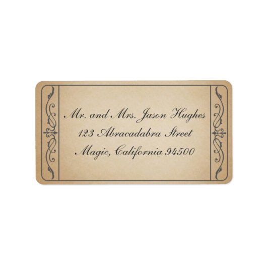 ticketlabel etiket (Voorkant)