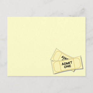 Tickets Briefkaart