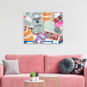 Tickets Canvas Afdruk (Insitu (Woonkamer))