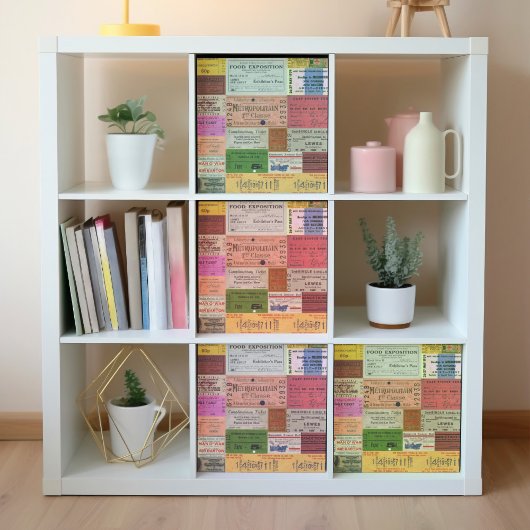 Tickets Collage Decoupage inpakpapier Vel