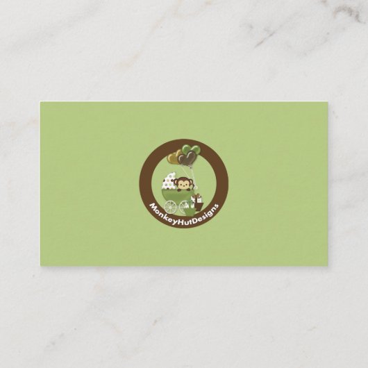 Tickets uit Oerwoud uit de apenindustrie, luiertap Informatiekaartje (Achterkant)