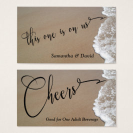 Tickets van de Bar van de Gebeurtenis van de Foto Visitekaartjes