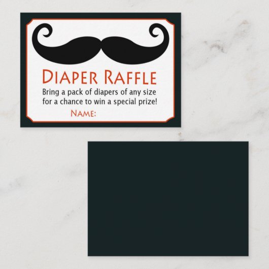 Tickets van kleine Mannen luiers (Voorkant / Achterkant)