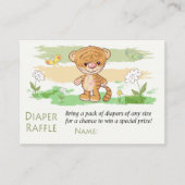 Tickets van Raffle Tickets van tijger (Voorkant)